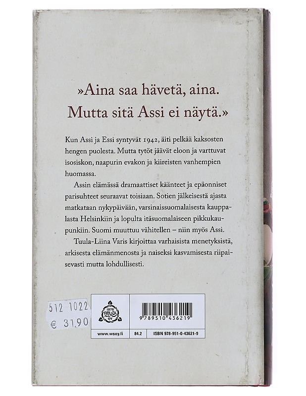 Sattunut syntymään - Tuula-Liina Varis - Romaanit ja novellit - 10105551220 - 1