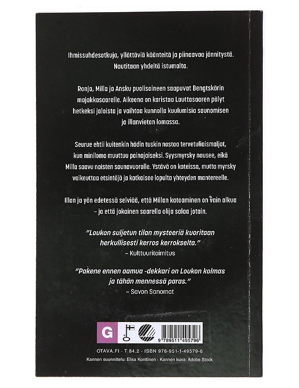 Pakene ennen aamua - Eeva Louko - Jännitys ja dekkarit - 10105551216 - 1