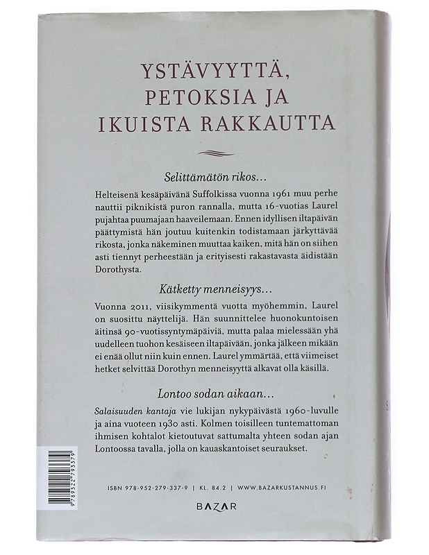 Salaisuuden kantaja - Morton, Kate - Romaanit ja novellit - 10105551282 - 1