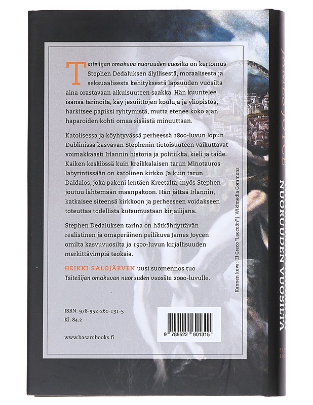 Taiteilijan omakuva nuoruuden vuosilta - Joyce, James - Romaanit ja novellit - 10105551298 - 1