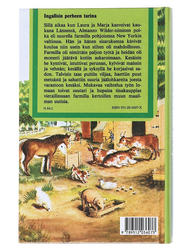 Farmarin lapset -  Laura Ingalls Wilder - Kirja lahjaksi - 10105551306 - 1