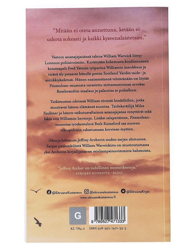 Oikeus ja kohtuus - Archer, Jeffrey - Jännitys ja dekkarit - 10105551320 - 1