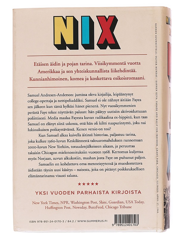 Nix - Hill, Nathan - Romaanit ja novellit - 10105551339 - 1