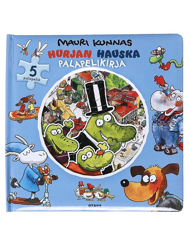Hurjan hauska palapelikirja - Kunnas, Mauri - Lastenkirjat - 10105551353 - 0