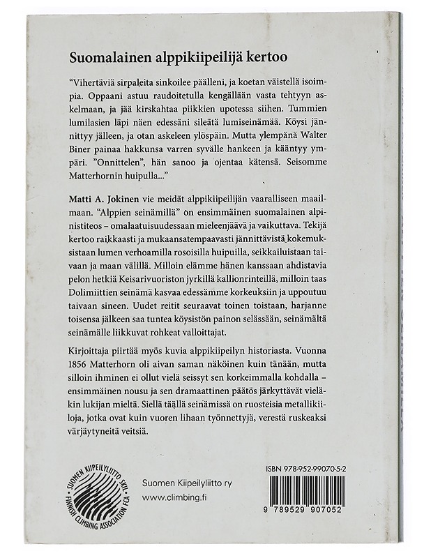 Alppien seinämillä - Matti A. Jokinen - Elämäkerrat ja muistelmat - 10105551423 - 1