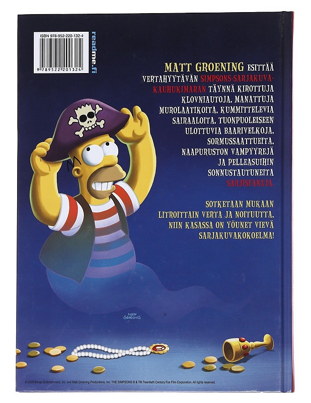 Simpsonit: Kauhujen talo, Kuolleen miehen kirstu - Matt Groening - Sarjakuvat - 10105551443 - 1