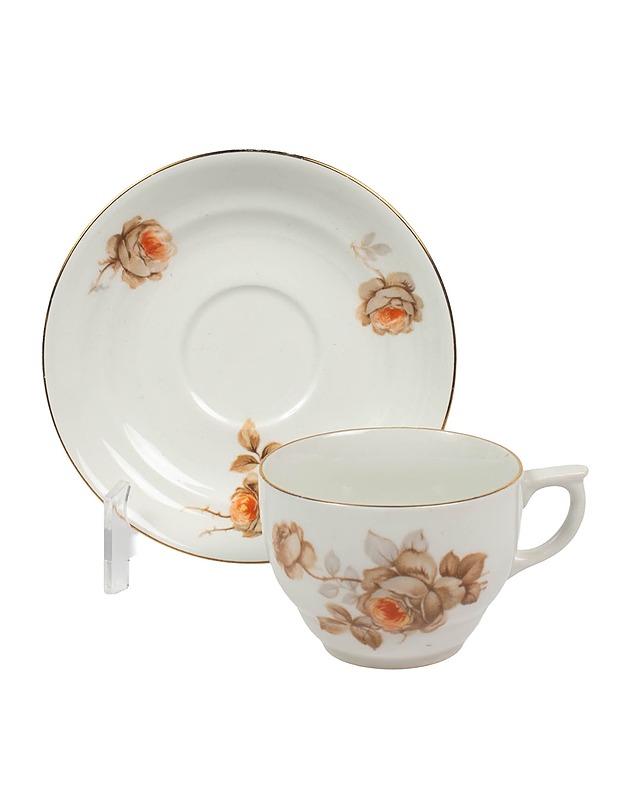 ARABIA Sivi kahvikuppi ja tassi - Designsuosikit - 10105551460 - 0