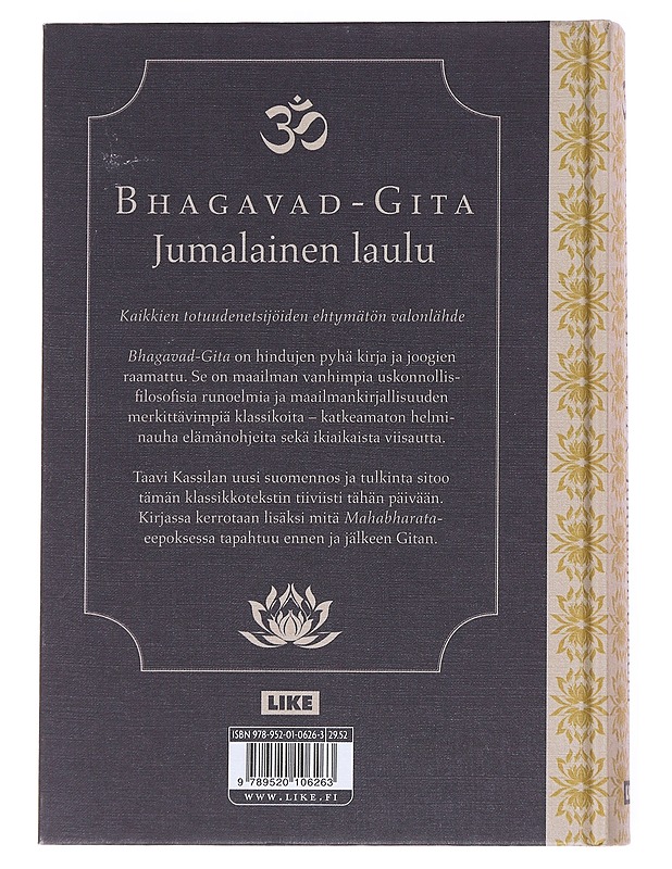Bhagavad-Gita : jumalainen laulu - Kassila, Taavi - Tietokirjat ja oppaat - 10105551463 - 1