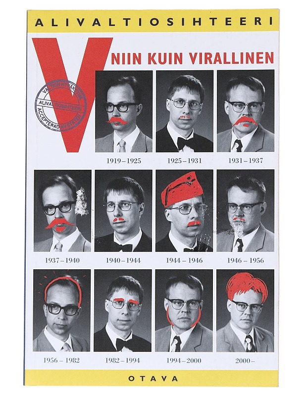 Alivaltiosihteeri : v niin kuin virallinen : tunteita ja tuoksuja 1999 - Simo Frangén - Romaanit ja novellit - 10105551512 - 0