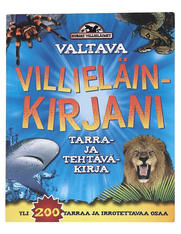 Valtava villieläinkirjani: Tarra- ja tehtäväkirja - Harrastekirjat - 10105551531 - 0