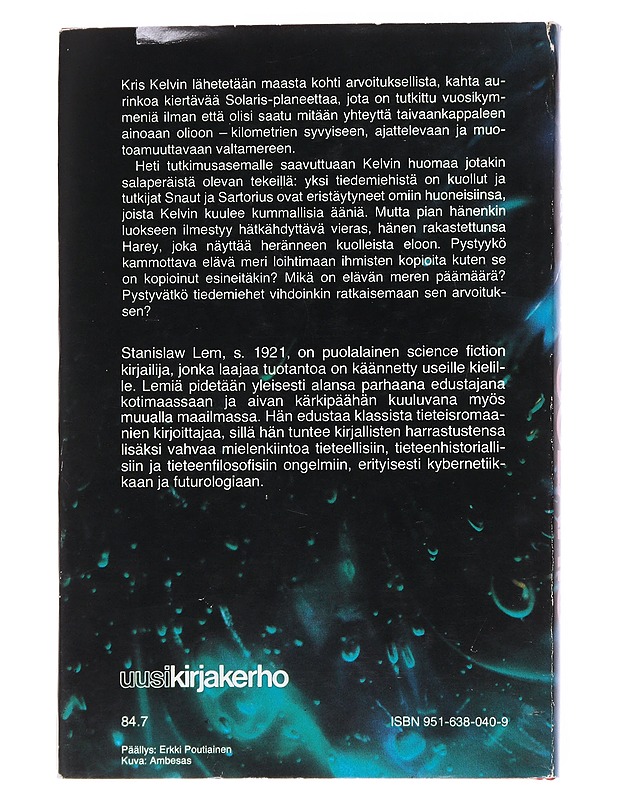 Solaris - Lem, Stanislaw - Kaunokirjallisuus - 10105551539 - 1