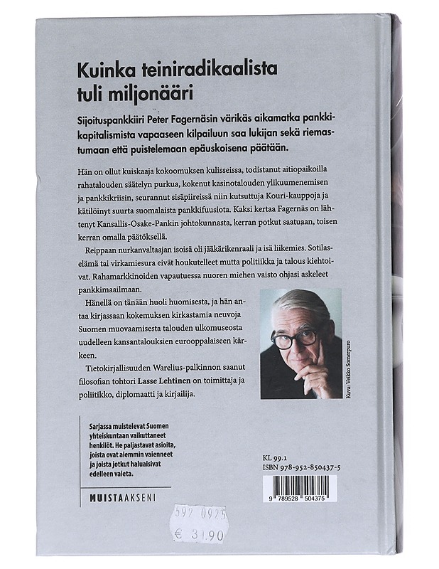 Kansallisporvari Peter Fagernäs - Lasse Lehtinen - Tietokirjat - 10105551545 - 1