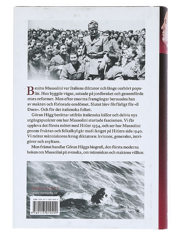 Mussolini / en studie i makt - Hägg, Göran - Elämäkerrat ja muistelmat - 10105551549 - 1
