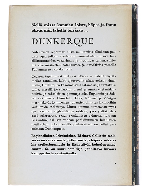 Dunkerque - Richard Collier - Historiakirjat - 10105551574 - 1
