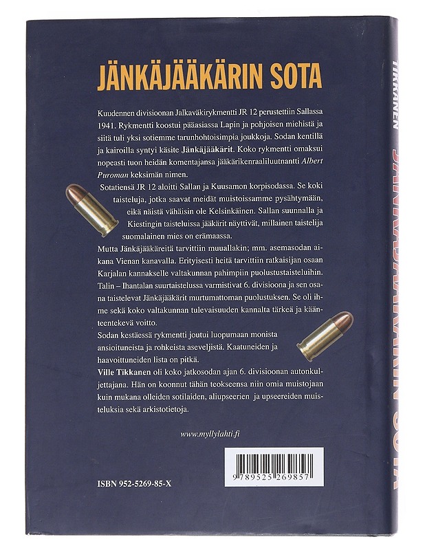Jänkäjääkärin sota - Ville Tikkanen - Elämäkerrat ja muistelmat - 10105551628 - 1