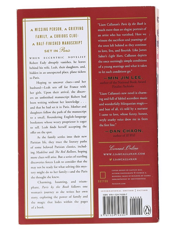 Paris by the book - Callanan, Liam - Romaanit ja novellit - 10105551634 - 1
