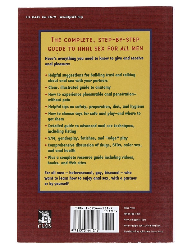 The Ultimate Guide to Anal Sex for Men - Brent Bill - Harrastekirjat - 10105551660 - 1
