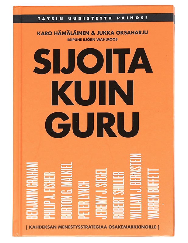 Sijoita kuin guru - Karo Hämäläinen - Tietokirjat ja oppaat - 10105551688 - 0
