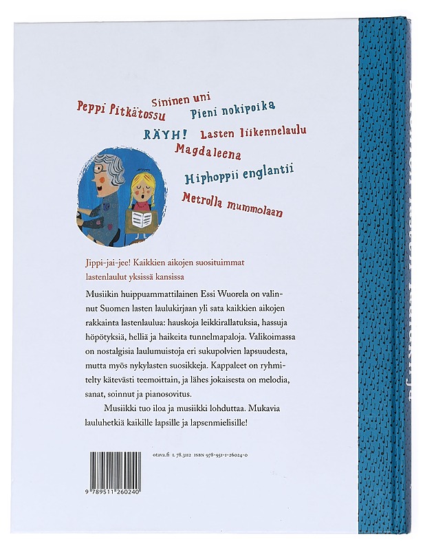 Suomen lasten laulukirja - Wuorela, Essi - Lastenkirjat - 10105551733 - 1