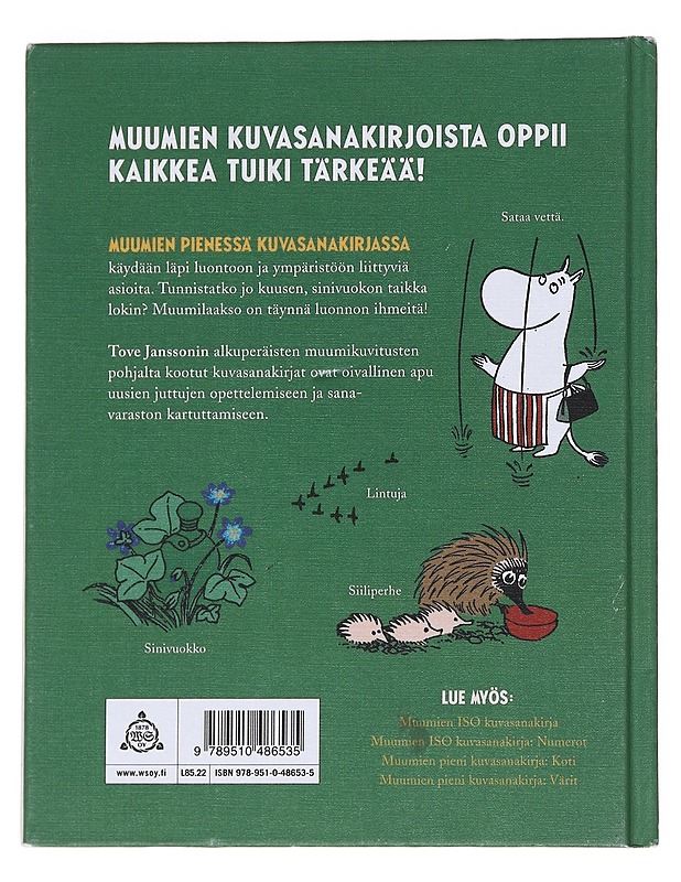 Muumien pieni kuvasanakirja : luonto - Tove Jansson - Lastenkirjat - 10105551735 - 1