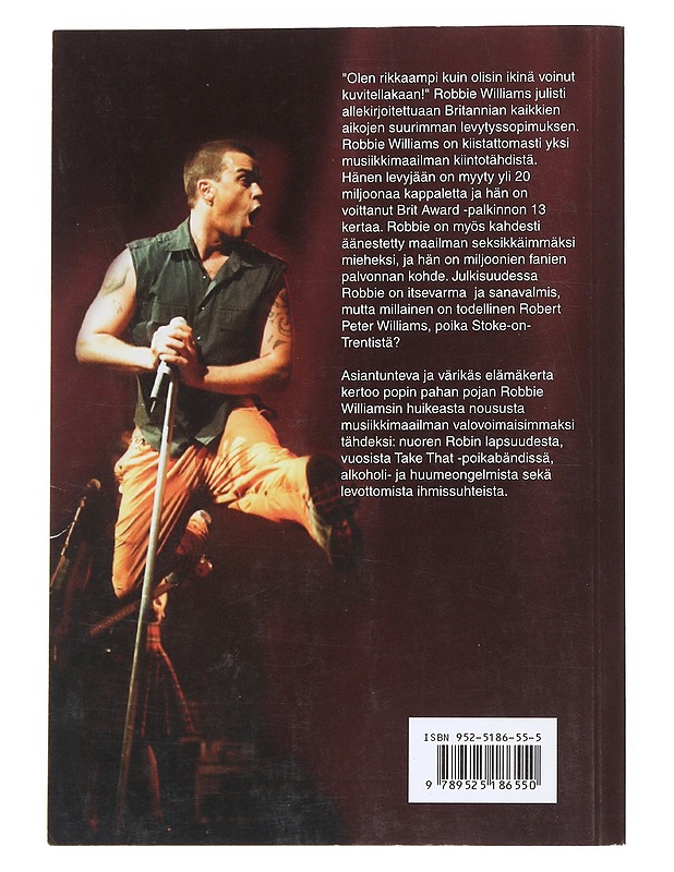 Robbie Williams : popin paha poika - Paul Scott - Elämäkerrat ja muistelmat - 10105551741 - 1