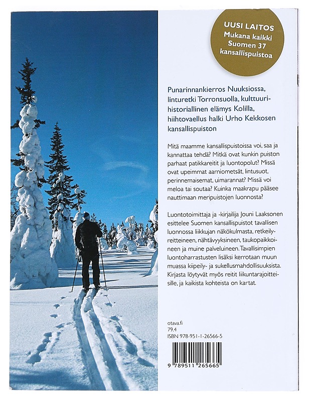 Retkeilijän kansallispuistot - Laaksonen, Jouni - Tietokirjat ja oppaat - 10105551764 - 1