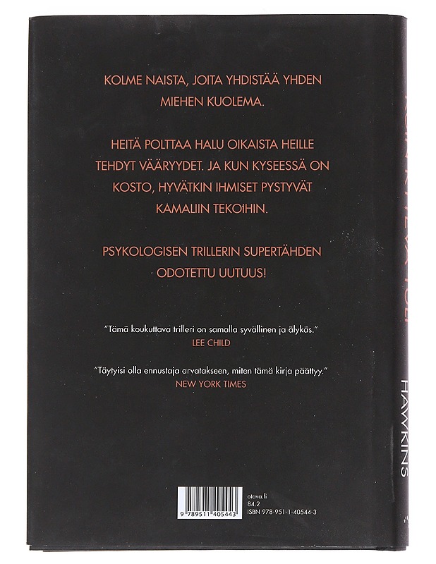 Kuin kytevä tuli - Hawkins, Paula - Romaanit ja novellit - 10105551806 - 1