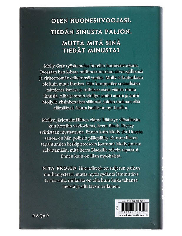 Huonesiivooja - Prose, Nita - Jännitys ja dekkarit - 10105551829 - 1