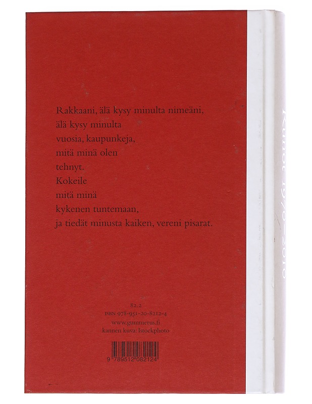 Runot 1970-2010 - Tabermann, Tommy - Runot ja näytelmät - 10105551839 - 1