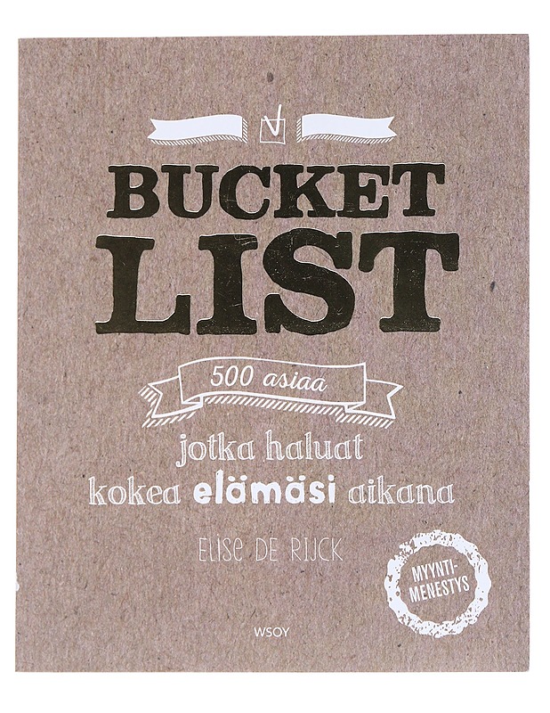 Bucket list - Rijck, Elise de - Harrastekirjat - 10105551841 - 0