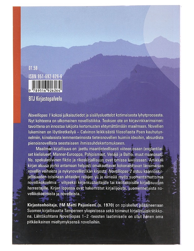 Novelliopas. 2, Ulkomaista lyhytproosaa - Matti Pajuniemi - Tietokirjat ja oppaat - 10105551863 - 1