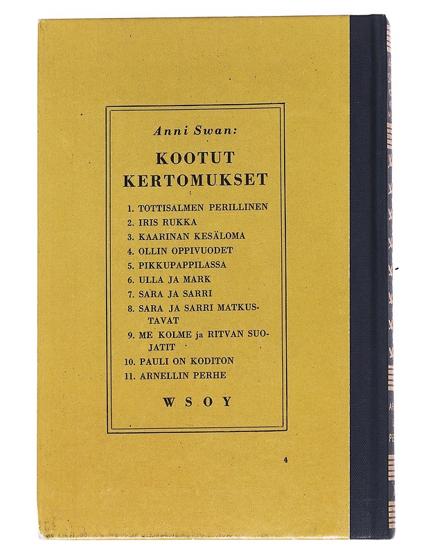 Kootut kertomukset XI: Arnellin Perhe - Anni Swan - Kaunokirjallisuus - 10105551864 - 1