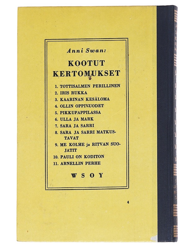 Kootut kertomukset VIII : Sara ja Sarri matkustavat - Anni Swan - Nuorten kirjat - 10105551869 - 1