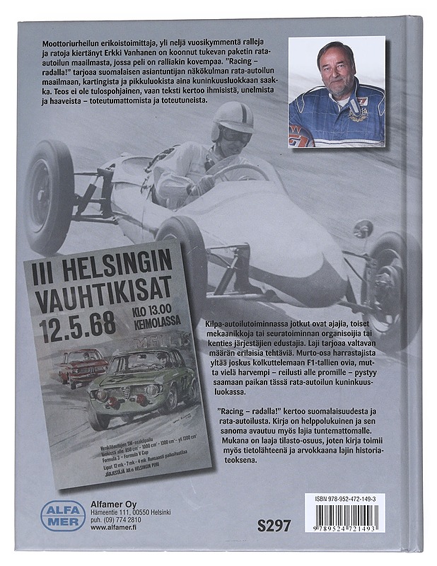 Racing - radalla - Erkki Vanhanen - Historiakirjat - 10105551885 - 1