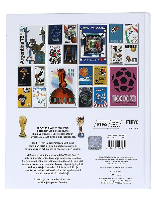 MM-kisojen virallinen historia : FIFA world cupT - Anssi Alanen - Harrastekirjat - 10105551889 - 1