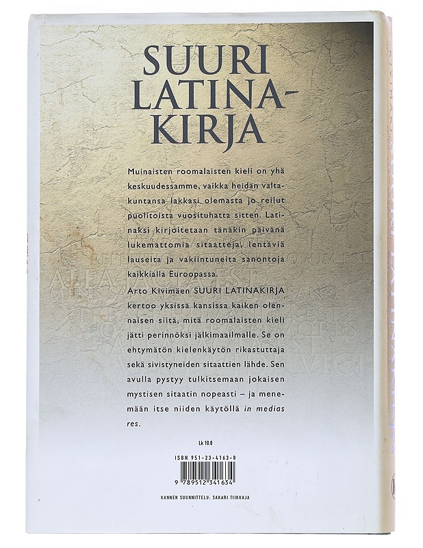 Suuri latinakirja - Arto Kivimäki - Matkaoppaat ja sanakirjat - 10105551892 - 1