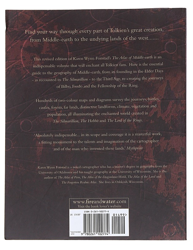The atlas of Middle-Earth - Karen Wynn Fonstad - Fantasia- ja scifi - 10105551931 - 1