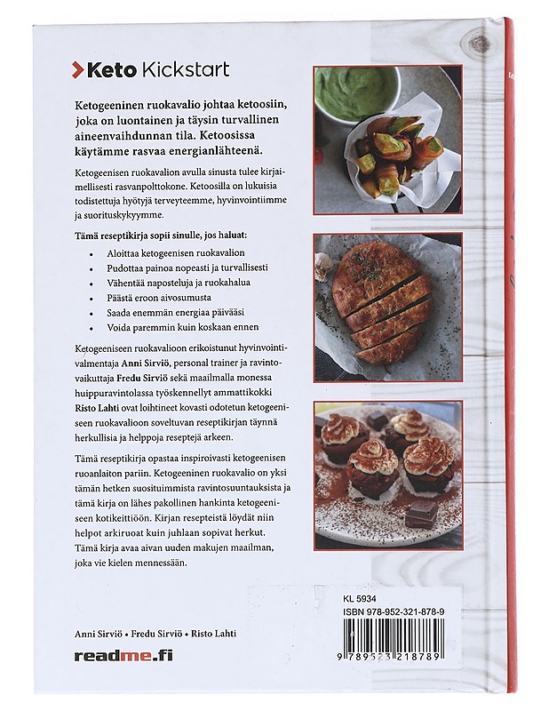 Keto-reseptejä - Sirviö, Anni - Ruokakirjat - 10105551942 - 1
