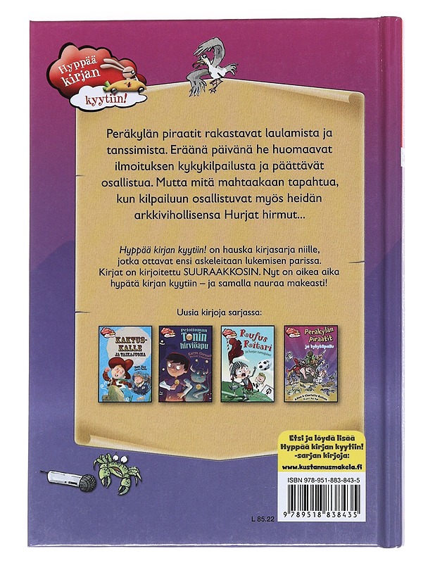 Peräkylän piraatit ja kykykilpailu - Guillain, Adam - Lastenkirjat - 10105551985 - 1