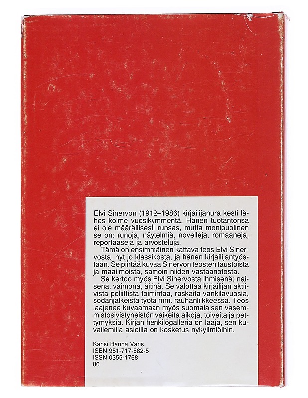 Elvi Sinervo: Vuorellenousija - Kalevi Kalemaa - Romaanit ja novellit - 10105552004 - 1