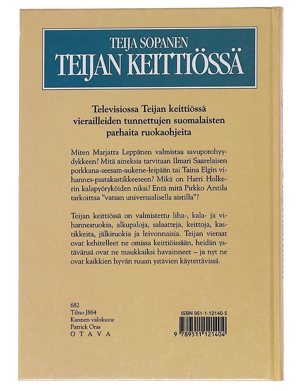 Teijan keittiössä - Teija Sopanen - Ruokakirjat - 10105552056 - 1