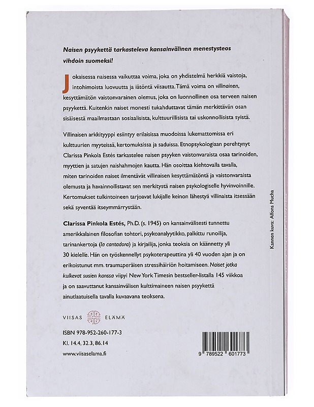 Naiset jotka kulkevat susien kanssa : villinaisen arkkityyppi myyteissä ja kertomuksissa - Estés, Clarissa Pinkola - Tietokirjat ja oppaat - 10105552073 - 1