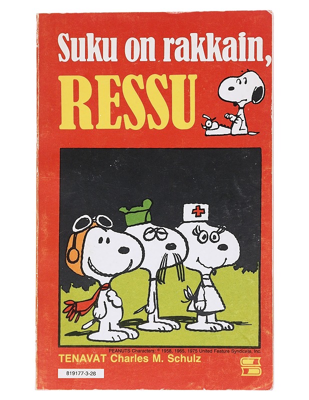 Suku on rakkain, Ressu; Tenavat; 28 - Charles M. Schulz  - Sarjakuvat - 10105552108 - 0