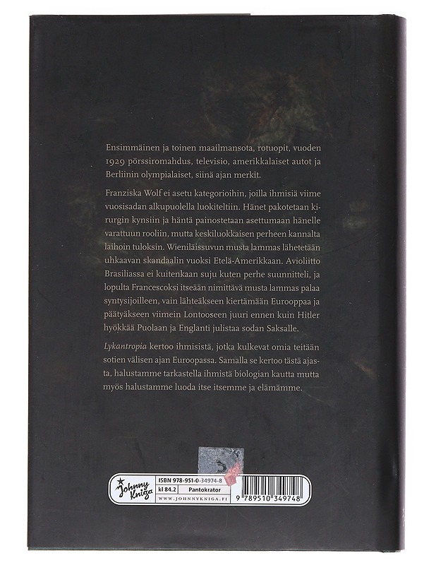 Lykantropia - Gerry Birgit Ilvesheimo - Romaanit ja novellit - 10105552161 - 1