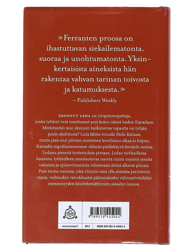 Tyttären varjo - Ferrante, Elena - Romaanit ja novellit - 10105552165 - 1