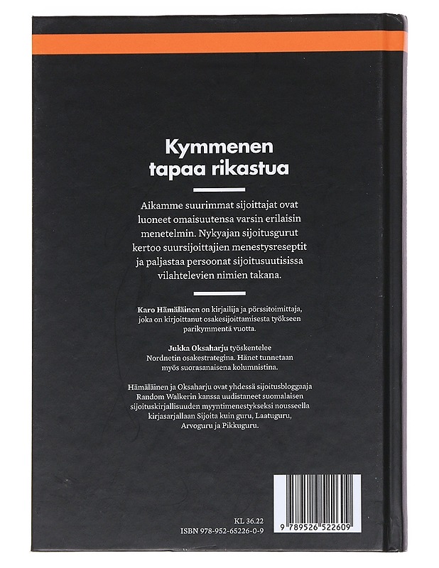 Nykyajan sijoitusgurut eli kymmenen tapaa rikastua - Hämäläinen, Karo - Elämäkerrat ja muistelmat - 10105552191 - 1