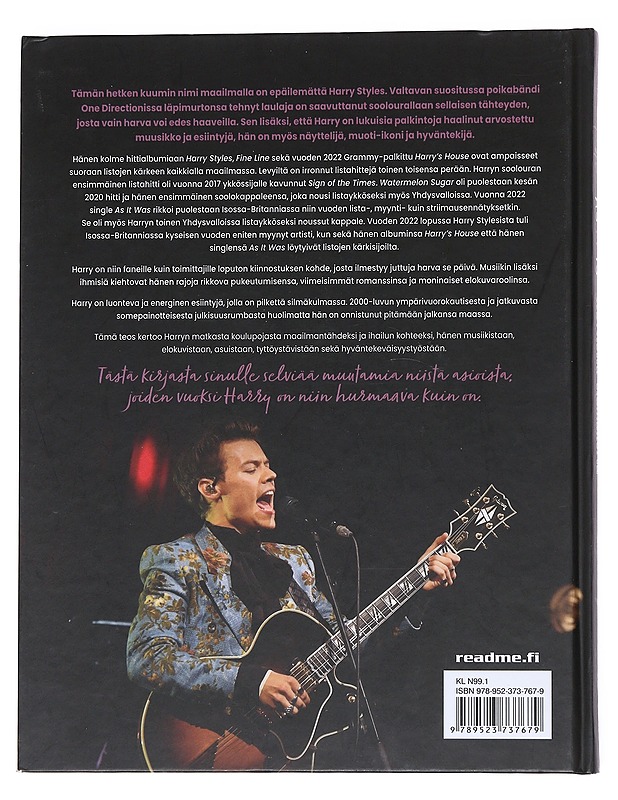 Harry Styles : as it is : kuvitettu elämäkerta - Carolyn McHugh - Elämäkerrat ja muistelmat - 10105552193 - 1