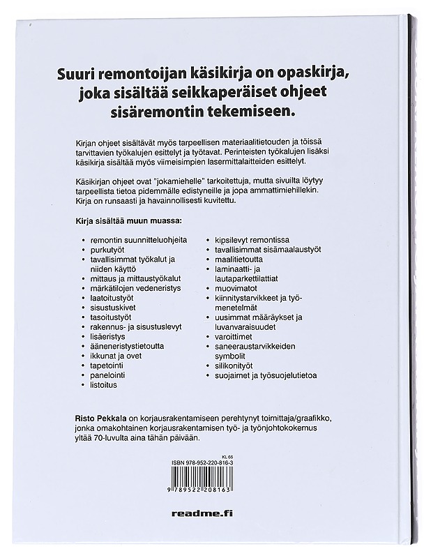 Suuri remontoijan käsikirja - Risto Pekkala - Tietokirjat ja oppaat - 10105552198 - 1