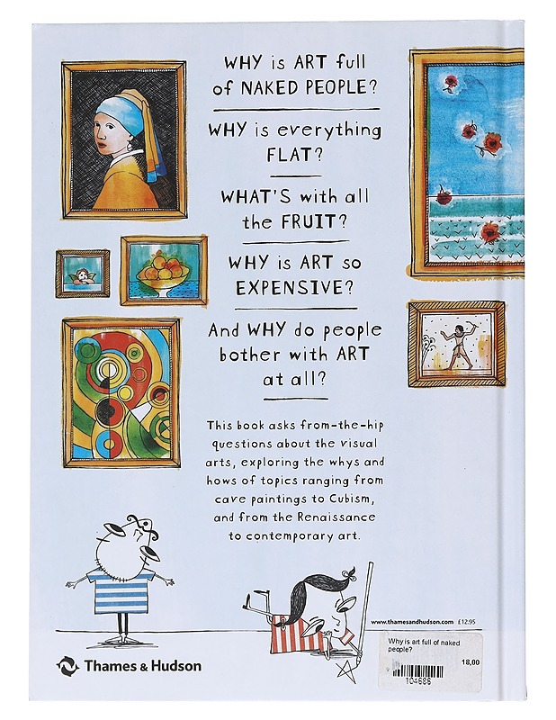 Why is art full of naked people? & other vital questions about art - Hodge, Susie - Historiakirjat - 10105552218 - 1