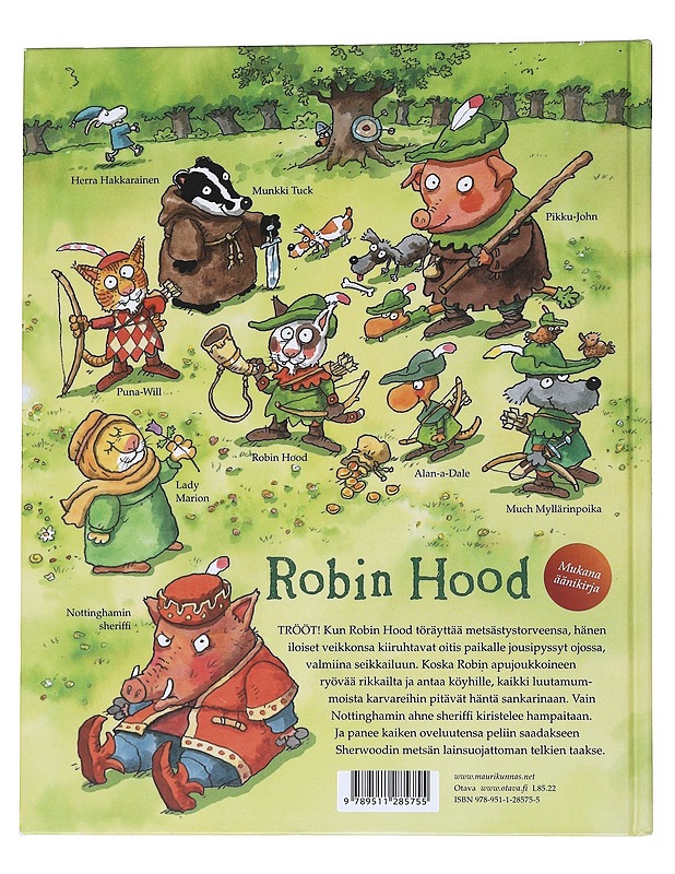 Robin Hood - Kunnas, Mauri - Lastenkirjat - 10105552241 - 1
